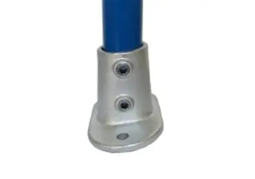 Konstrukční fitinka, spojka ocelových trubek 152 – podstava přírubová úhlová 0˚ až 11˚