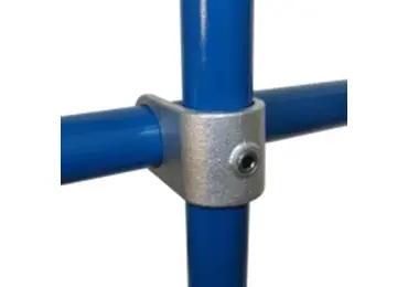 Konstrukční fitinka, spojka ocelových trubek 160 – nasouvací mimoúrovňové křížení