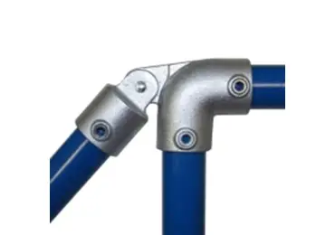 Konstrukční fitinka, spojka ocelových trubek 175 – koleno s kloubem