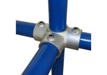 Konstrukční fitinka, spojka ocelových trubek 176 – úhlový spojovací kříž