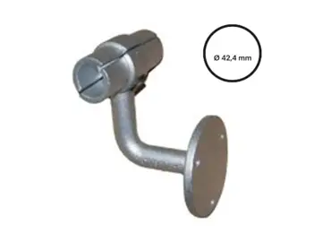 Konstrukční fitinka, spojka ocelových trubek Assist – nástěnná konzola 745-C42