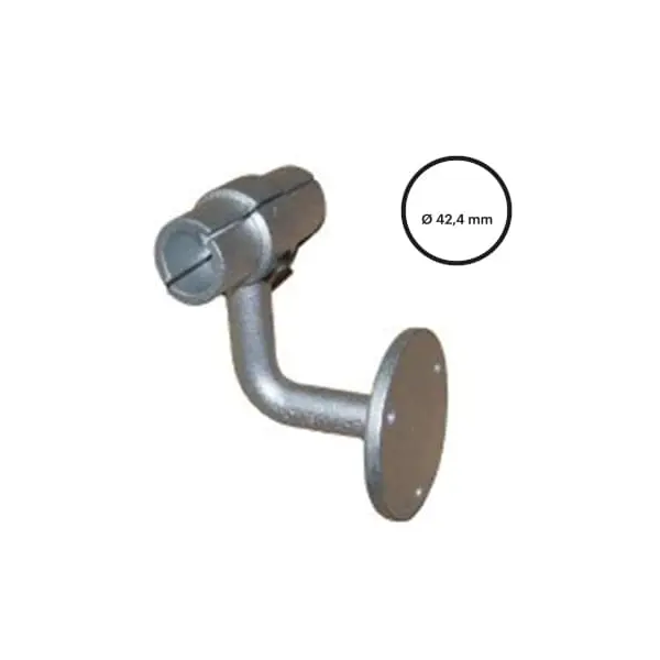 Konstrukční fitinka, spojka ocelových trubek Assist – nástěnná konzola 745-C42