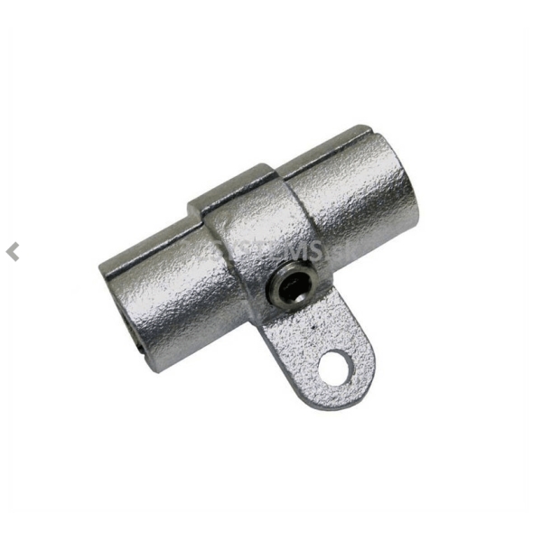 Konstrukční fitinka, spojka ocelových trubek Assist pr. 42,4 mm – ''sameček'' s očkem 750-C42