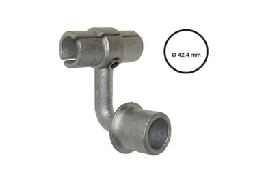 Konstrukční fitinka, spojka ocelových trubek Assist pr. 42,4 mm – vnitřní kloubová konzole, 747-C42
