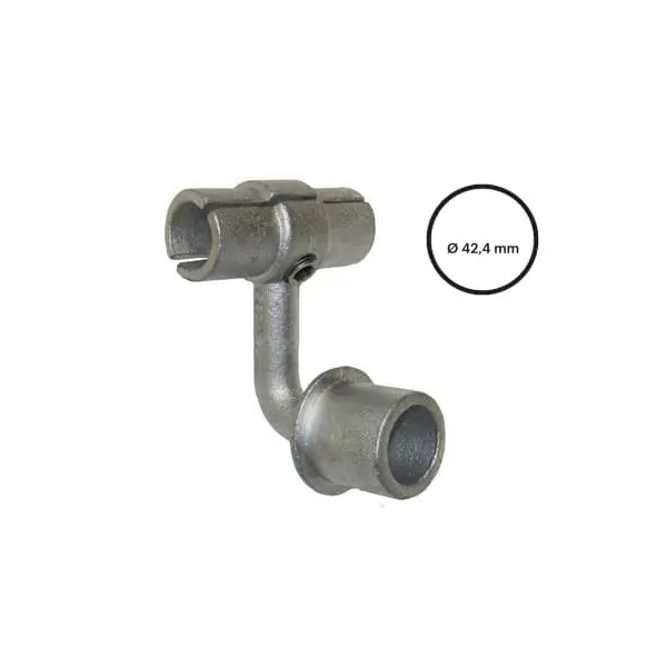Konstrukční fitinka, spojka ocelových trubek Assist pr. 42,4 mm – vnitřní kloubová konzole, 747-C42