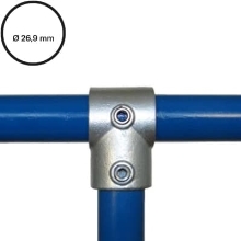 Konstrukční fitinka, spojka ocelových trubek pr. 26,9 mm – odbočka 101-A27