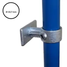 Konstrukční fitinka, spojka ocelových trubek pr. 33,7 mm – držák zábradlí 143-B34