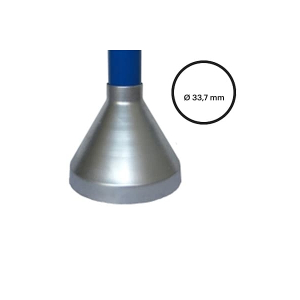 Konstrukční fitinka, spojka ocelových trubek pr. 33,7 mm – krytka 192-B34