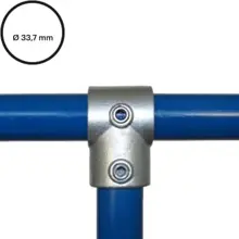 Konstrukční fitinka, spojka ocelových trubek pr. 33,7 mm – odbočka 101-B34