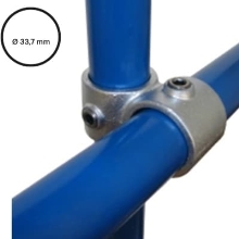 Konstrukční fitinka, spojka ocelových trubek pr. 33,7 mm – úhlový spojovací kříž 161-B34