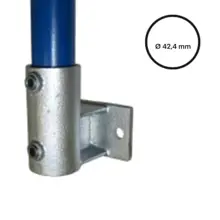Konstrukční fitinka, spojka ocelových trubek pr. 42,4 mm – boční úchyt (horizontální) 145-C42