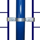 Konstrukční fitinka, spojka ocelových trubek pr. 42,4 mm – dvojitá spona 171-C42
