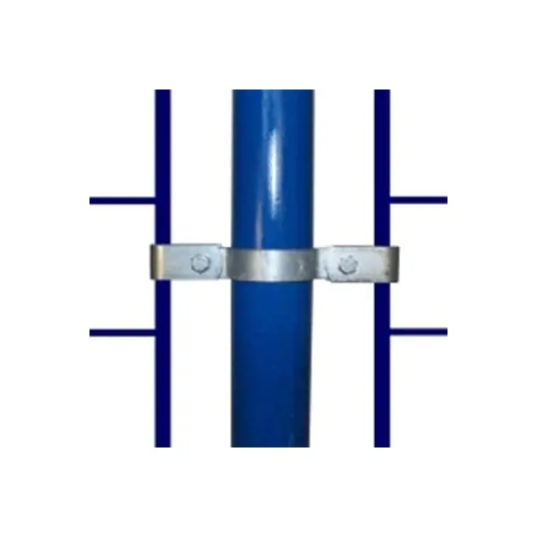 Konstrukční fitinka, spojka ocelových trubek pr. 42,4 mm – dvojitá spona 171-C42