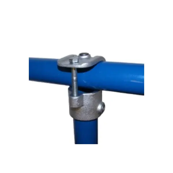 Konstrukční fitinka, spojka ocelových trubek pr. 42,4 mm – nasouvací odbočka (1 šroub) 135-C42