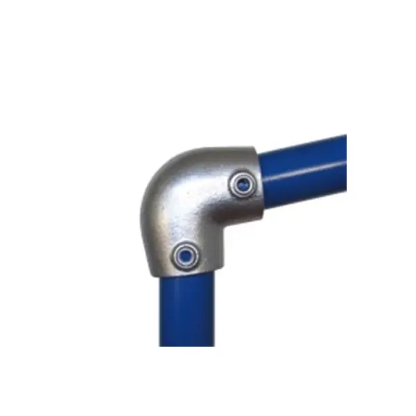 Konstrukční fitinka, spojka ocelových trubek pr. 42,4 mm – úhlové koleno 0-11°, 154-C42