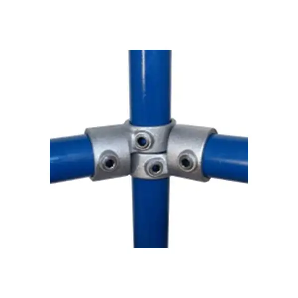 Konstrukční fitinka, spojka ocelových trubek pr. 42,4 mm – úhlový spoj 148-C42