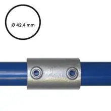 Konstrukční fitinka, spojka ocelových trubek pr. 42,4 mm – vnější spojka 149-C42