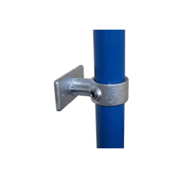 Konstrukční fitinka, spojka ocelových trubek pr. 48,3 mm – držák zábradlí 143-D48