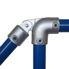 Konstrukční fitinka, spojka ocelových trubek pr. 48,3 mm – koleno s kloubem 175-D48