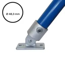 Konstrukční fitinka, spojka ocelových trubek pr. 48,3 mm – komplet kloubového úchytu 169-D48