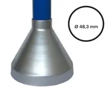 Konstrukční fitinka, spojka ocelových trubek pr. 48,3 mm – krytka 192-D48