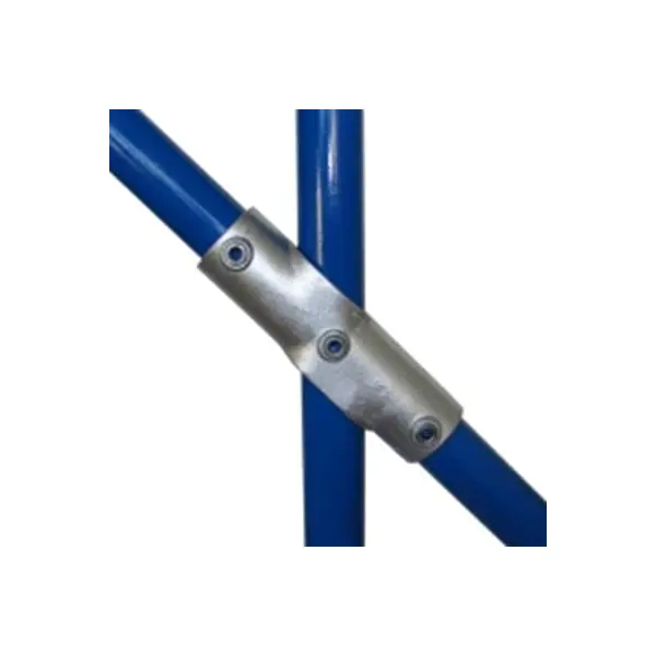 Konstrukční fitinka, spojka ocelových trubek pr. 48,3 mm – nastavitelný úhlový spojovací kříž 130-D48