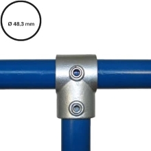 Konstrukční fitinka, spojka ocelových trubek pr. 48,3 mm – odbočka 101-D48