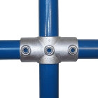 Konstrukční fitinka, spojka ocelových trubek pr. 48,3 mm – průběžný kříž (středový) 119-D48