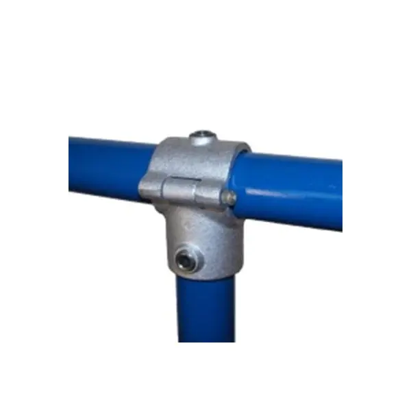 Konstrukční fitinka, spojka ocelových trubek pr. 48,3 mm – rozebíratelná odbočka (2 šrouby) 136-D48