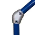 Konstrukční fitinka, spojka ocelových trubek pr. 48,3 mm – variabilní úhlová spojka 15-60°, 124-D48