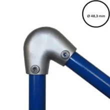 Konstrukční fitinka, spojka ocelových trubek pr. 48,3 mm – variabilní úhlová spojka 40-70°, 123-D48