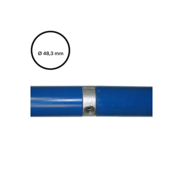 Konstrukční fitinka, spojka ocelových trubek pr. 48,3 mm – vnitřní spojka 150-D48