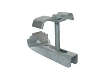 Konstrukční fitinka, spojka ocelových trubek – Spona na podlahové rošty 310