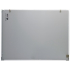 Kontrolní ploché zrcadlo Premium – akrylát, hliníkový rám, 50×100 cm