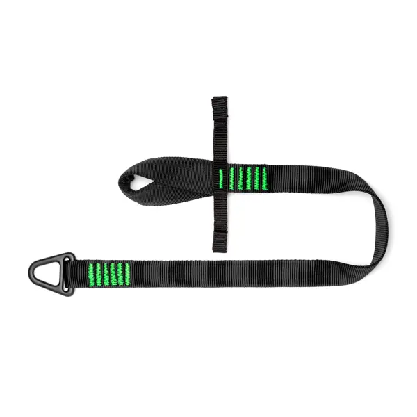 Kotevní smyčka NLG s nosností 40 kg – nylon, černá