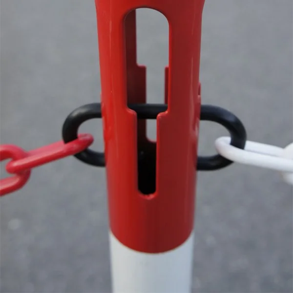 Kovový sloupek Standard – v.1000 mm, žluto-černá