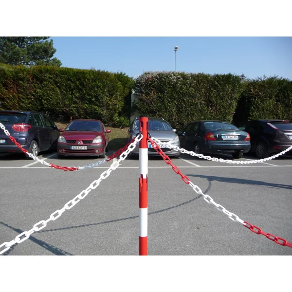 Kovový sloupek Standard – v.1000 mm, žluto-černá