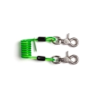 Krátký lankový NLG Lanyard s nosností 3 kg – plast, zelená, délka 40 mm