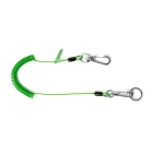 Lehký lankový NGL Lanyard pro lešenáské klíče s nosností 1 kg – zelená, kov