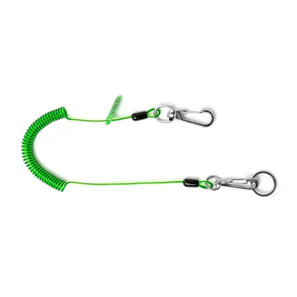 Lehký lankový NGL Lanyard pro lešenáské klíče s nosností 1 kg – zelená, kov