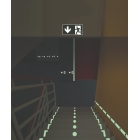 Luminiscenční podlahové a nástěnné značení, kulaté značky – PVC, pr. 50 mm, balení 10 ks