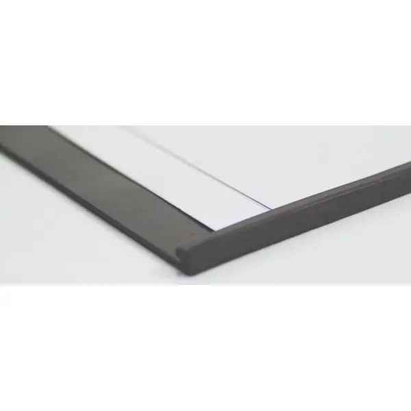 Magnetická lišta, držák regálových štítků, typ C – 15 mm × 1 m, balení 10 ks