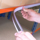 Magnetická lišta, držák regálových štítků, typ V – 25×200 mm, balení 50 ks