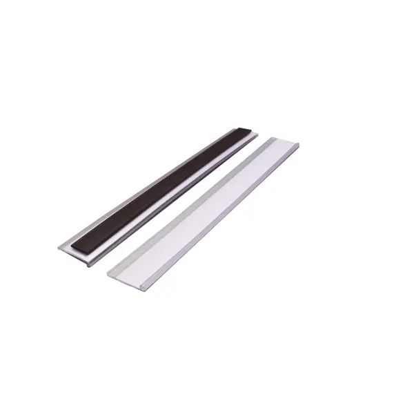 Magnetická lišta, držák regálových štítků, typ V – 25×200 mm, balení 50 ks
