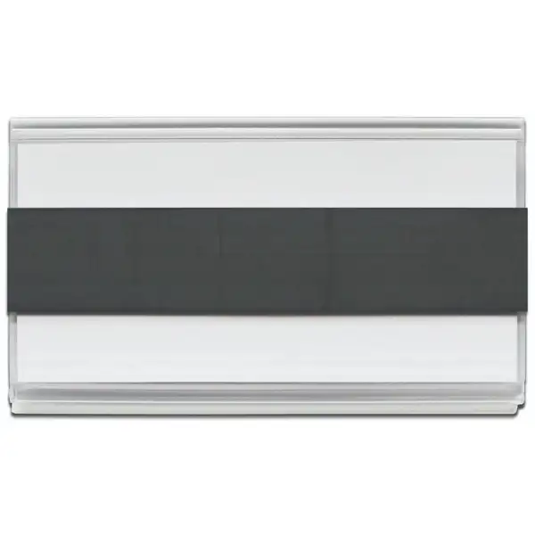 Magnetická lišta, držák regálových štítků, typ V – 80×200 mm, balení 50 ks