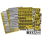 Magnetická písmena – Mix, znak A-Z, výška znaku 43 mm, bílý podklad