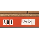 Magnetická písmena – Mix, znak A-Z, výška znaku 43 mm, bílý podklad