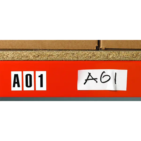 Magnetická písmena – Mix, znak A-Z, výška znaku 43 mm, bílý podklad