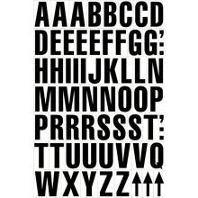 Magnetická písmena – Mix, znak A-Z, výška znaku 43 mm, bílý podklad