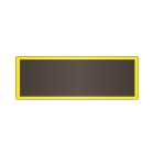 Magnetické kapsy na štítky – žlutá, 30×100 mm, balení 100 ks